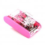 Wholesale USB Universal Battery Charger (Rectangle Hot Pink)